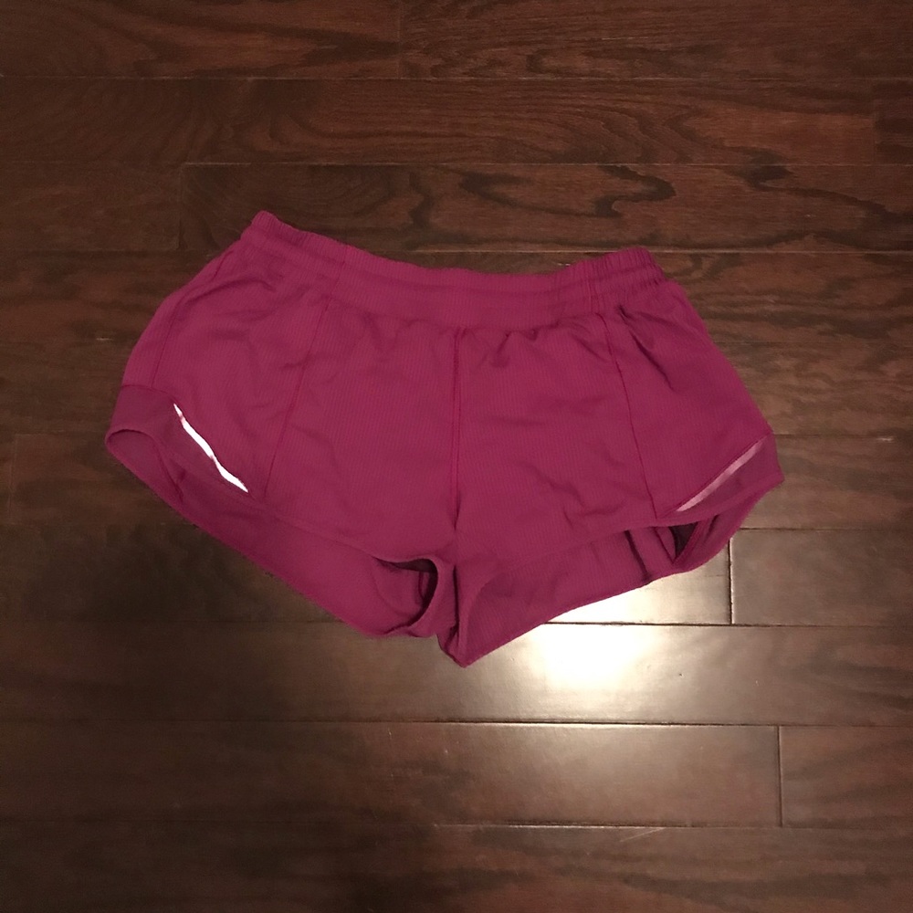 Lululemon Hotty Hot shorts in purple